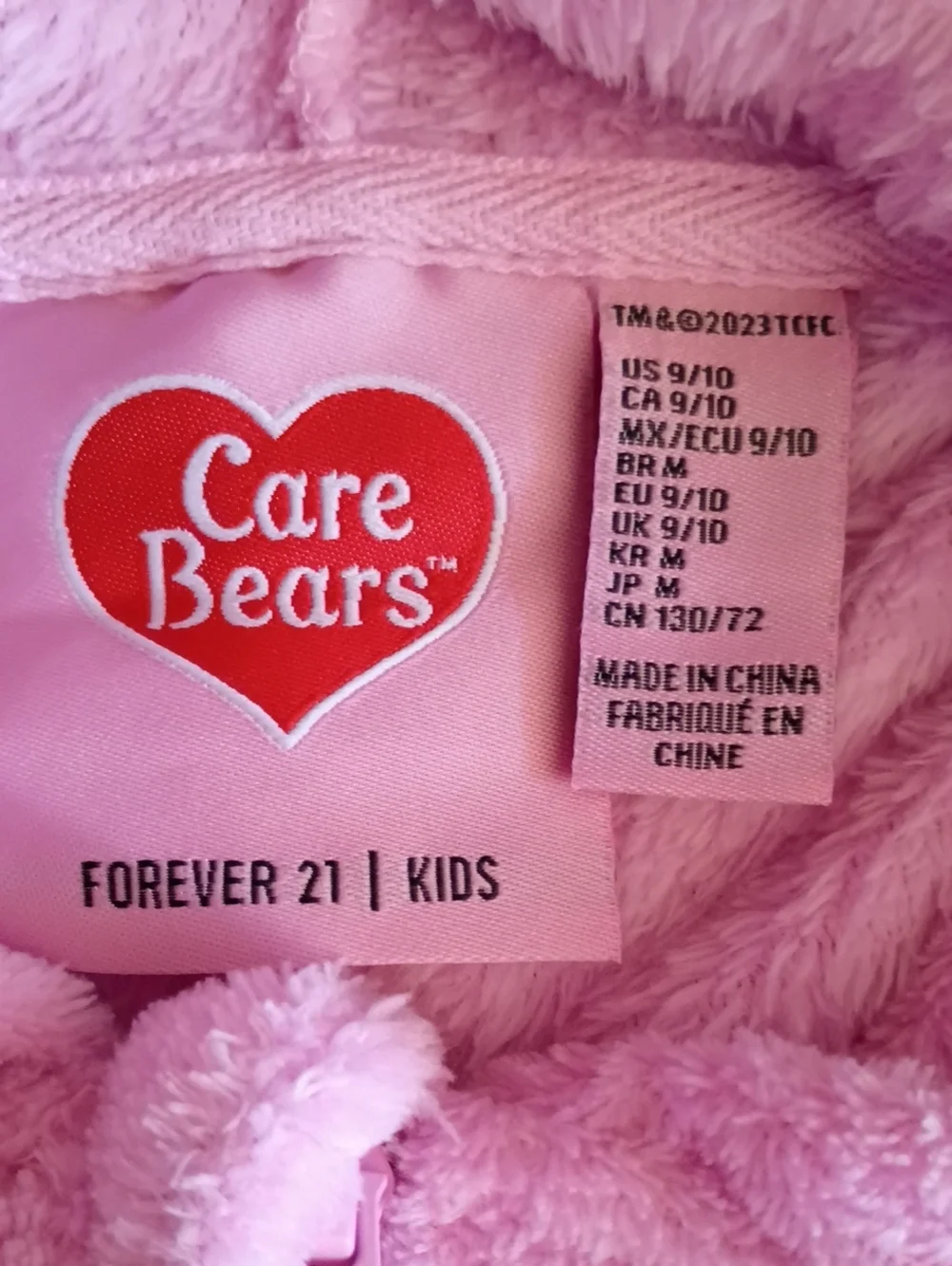 Carebears Rainbow Hooded Kids Pajamas Onesie